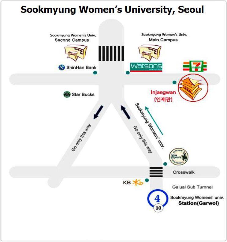 Sookmyung University Map